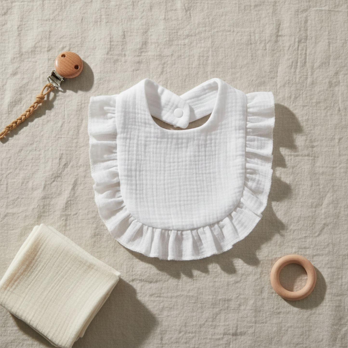 Bambino's Gebreide Kraag