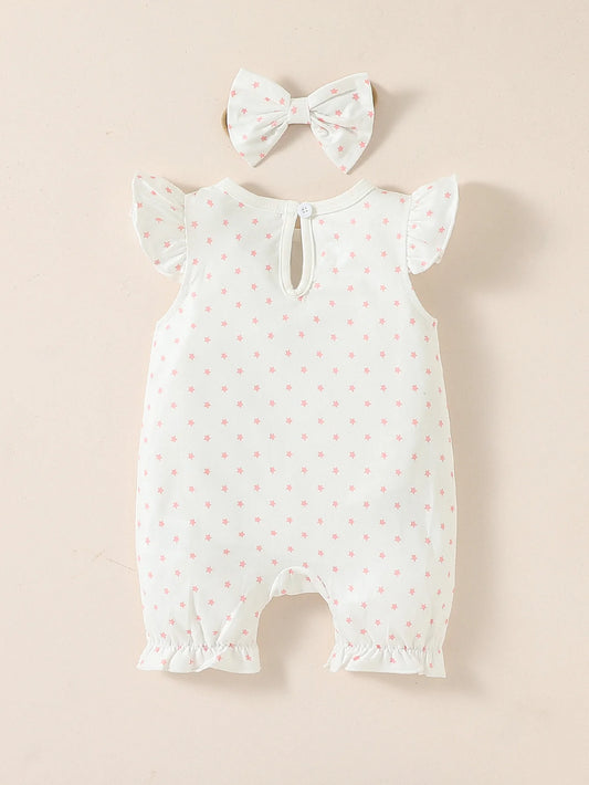 Bambino's Romper En Strik Set