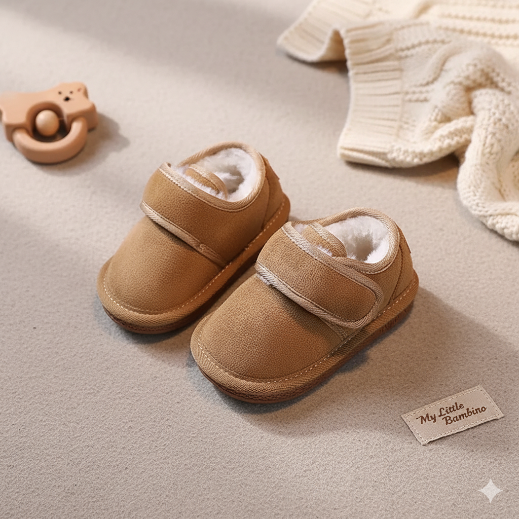 Bambino’s Suède Winter Slofjes