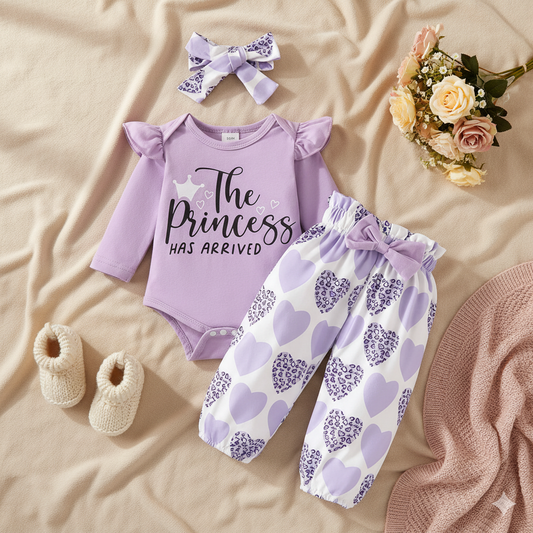 Bambino's Prinses Ribbon Bow Set