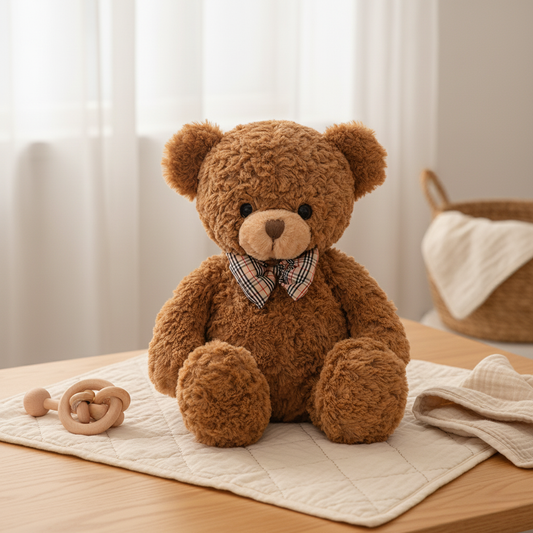 Bambino's Teddybeer Geruite Strik