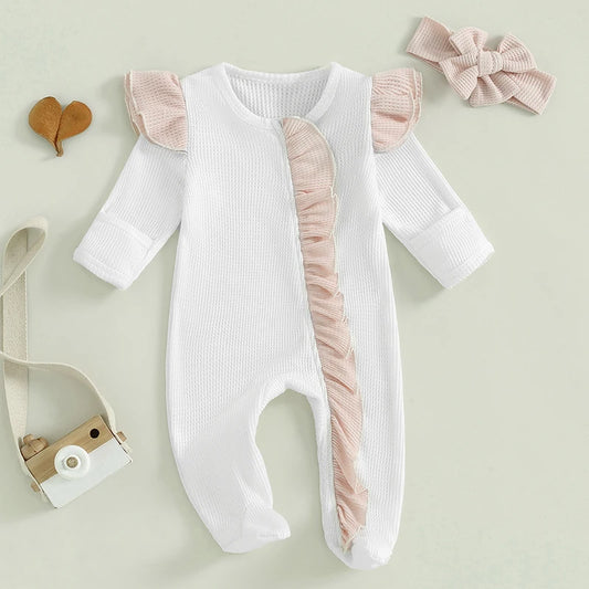 Bambino’s Classic Ruffle Onepiece Set