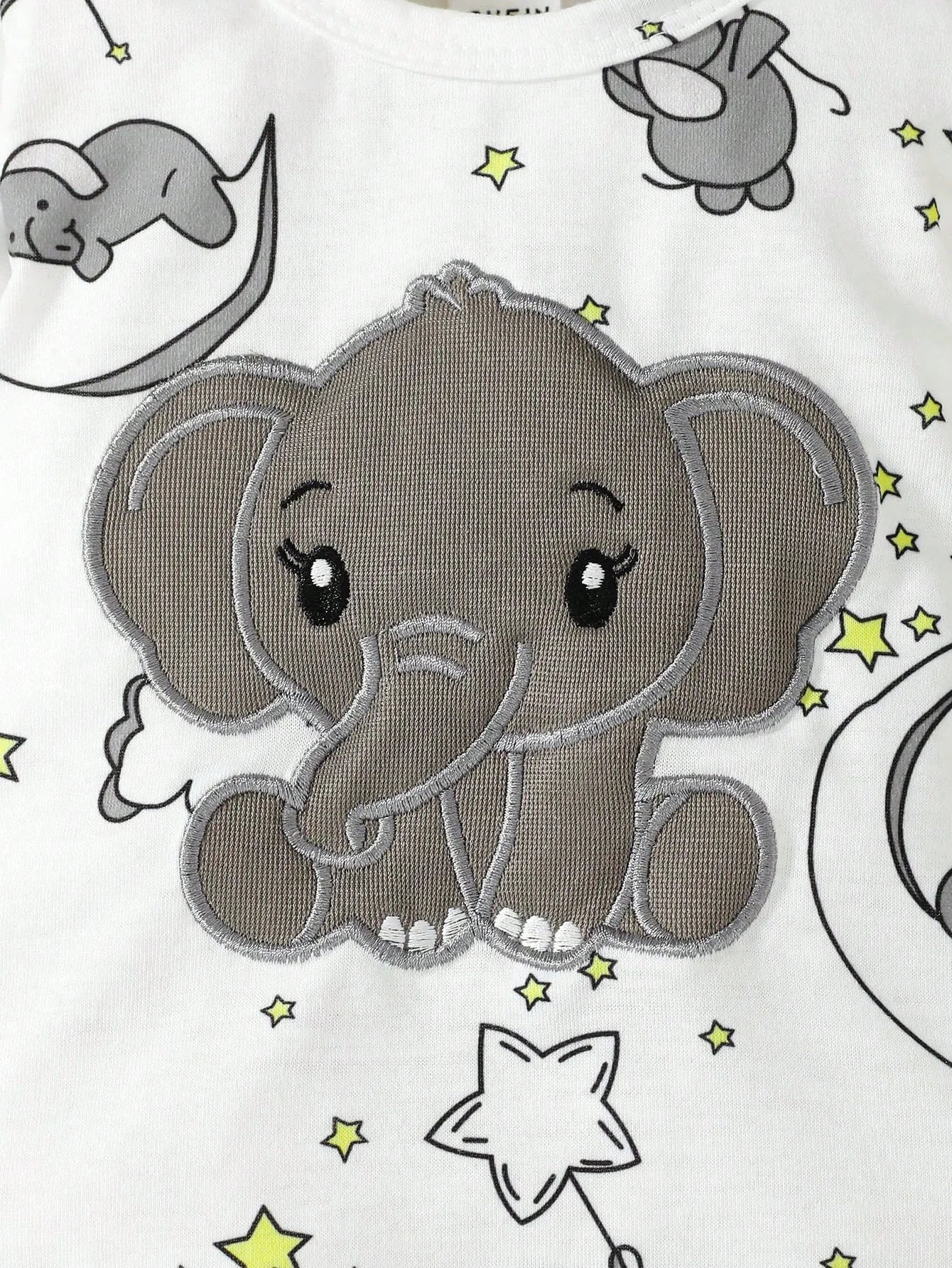 Bambino's Olifant Romper En Muts Set
