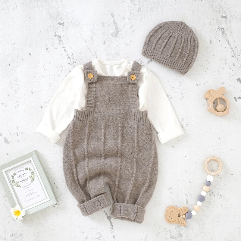 Bambino's Romper En Muts Set