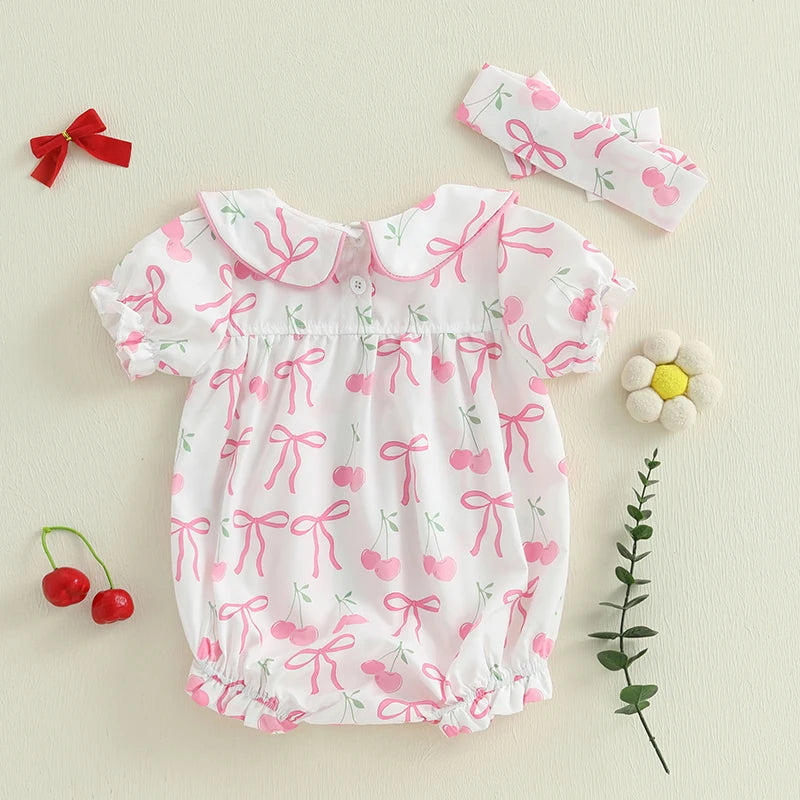 Bambino's Romper En Strik Set