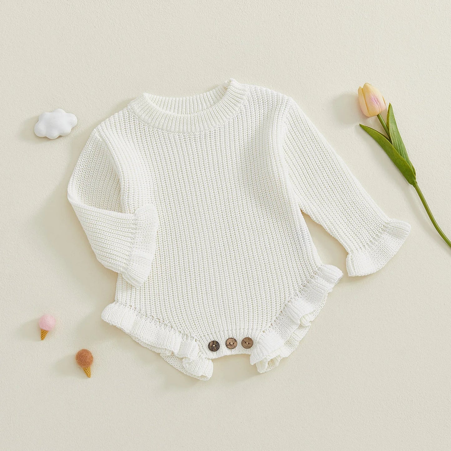 Bambino's Gebreide Romper