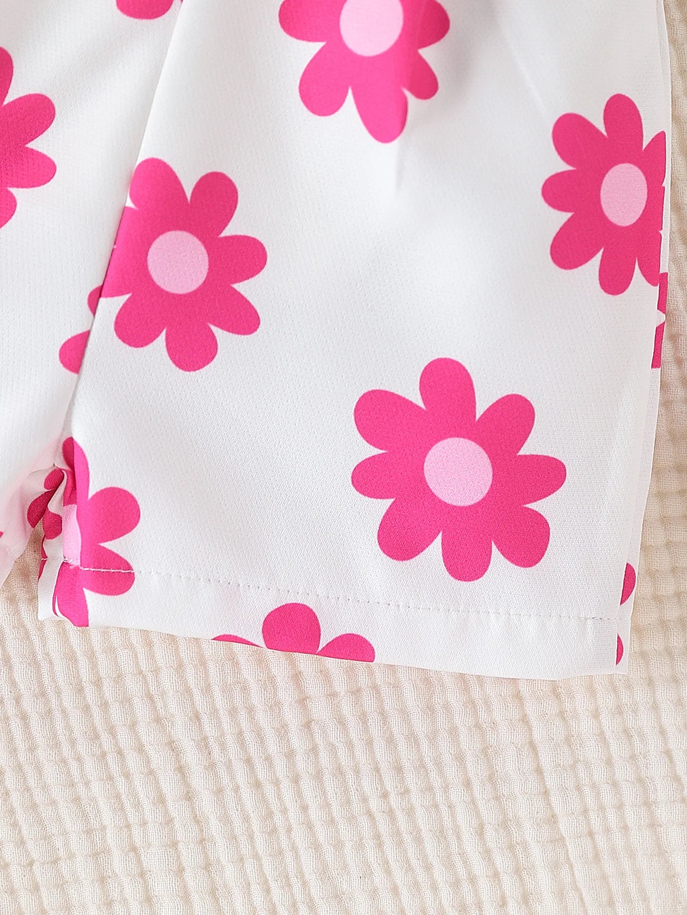 Bambino's Bloemen Jurk En Romper Set