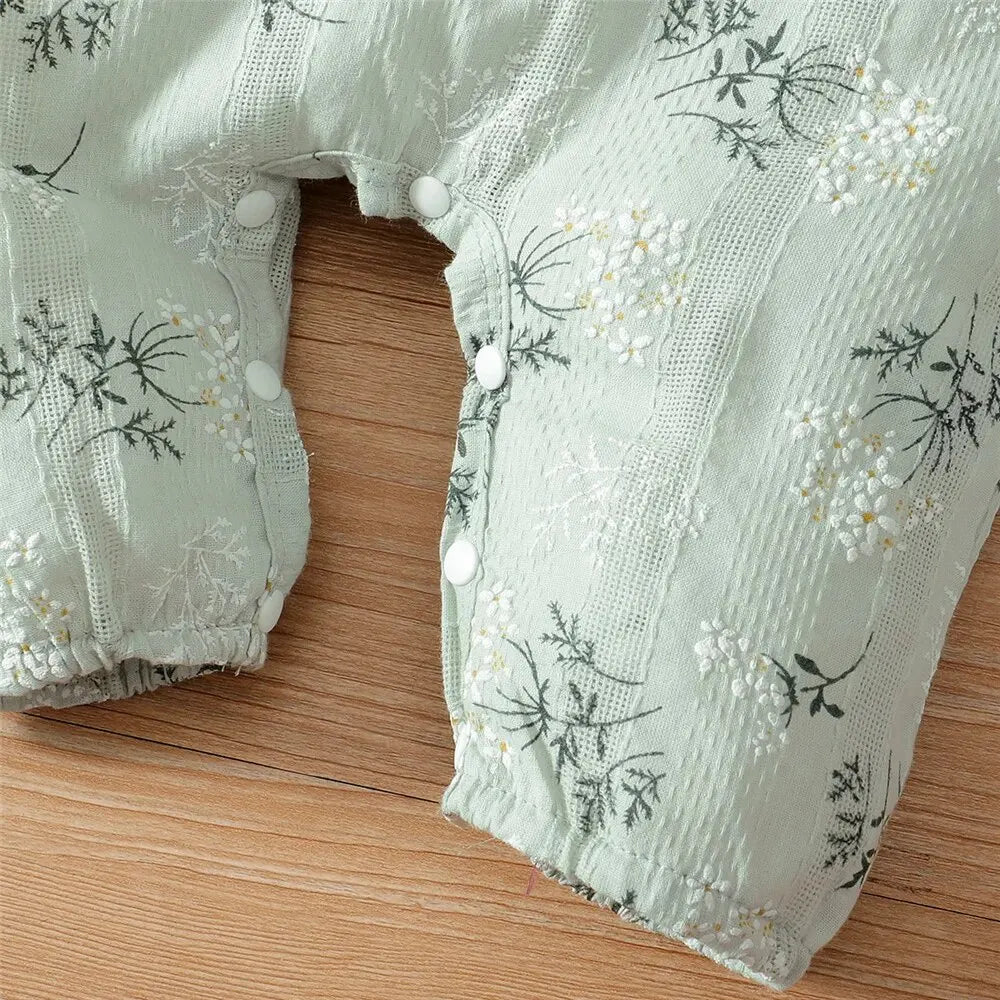 Bambino's Vintage Romper En Strik Set