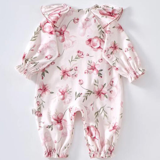 Bambino's Schattige Bloemen Romper