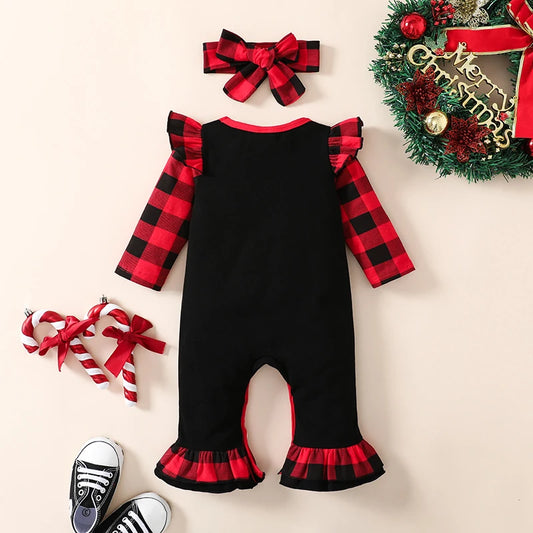 Bambino’s My First Christmas Romper Set