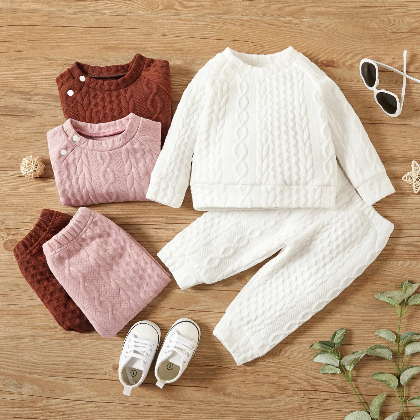 Bambino's Gebreide Set