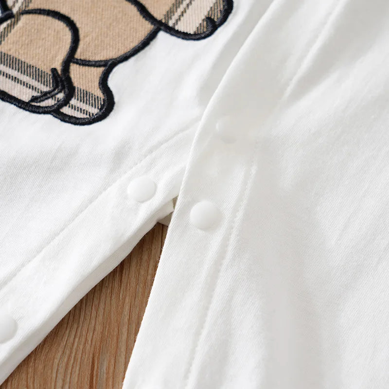 Bambino's Teddybeer Print Romper