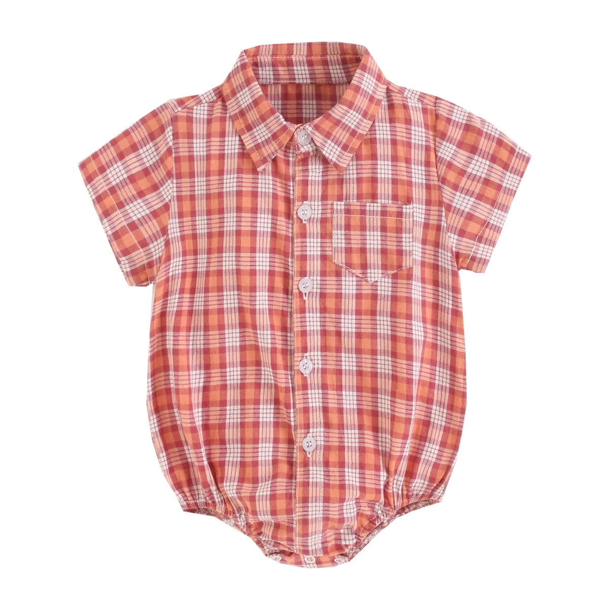 Bambino's Geruitte Romper