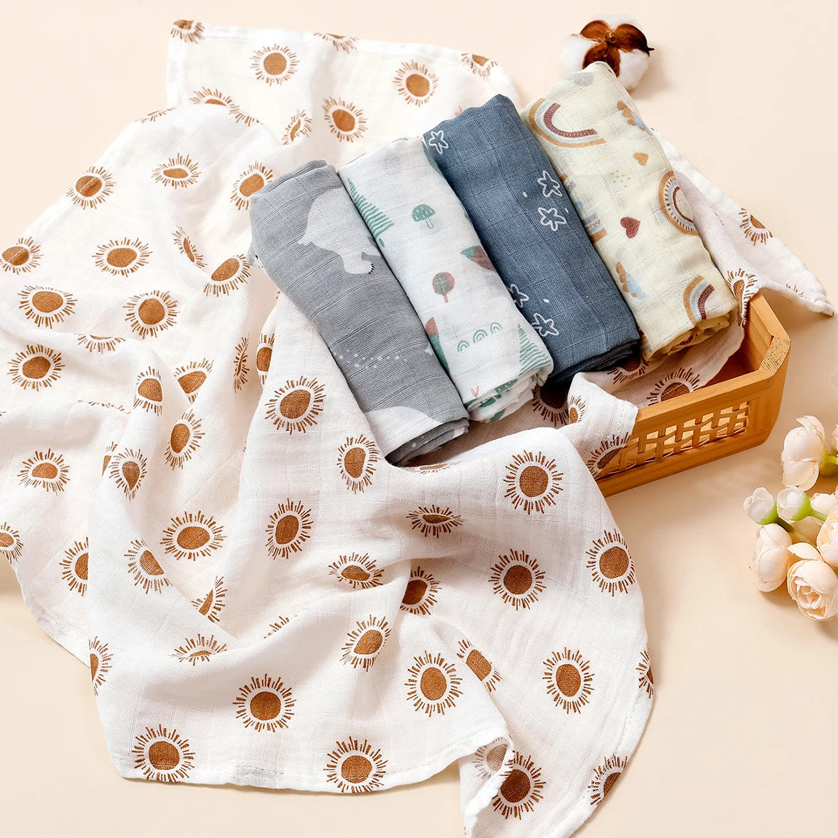 Bambino's Kleurrijke Sjaal Set
