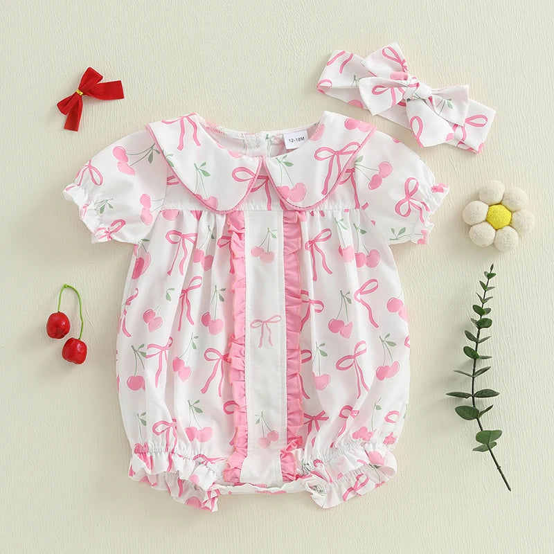 Bambino's Romper En Strik Set