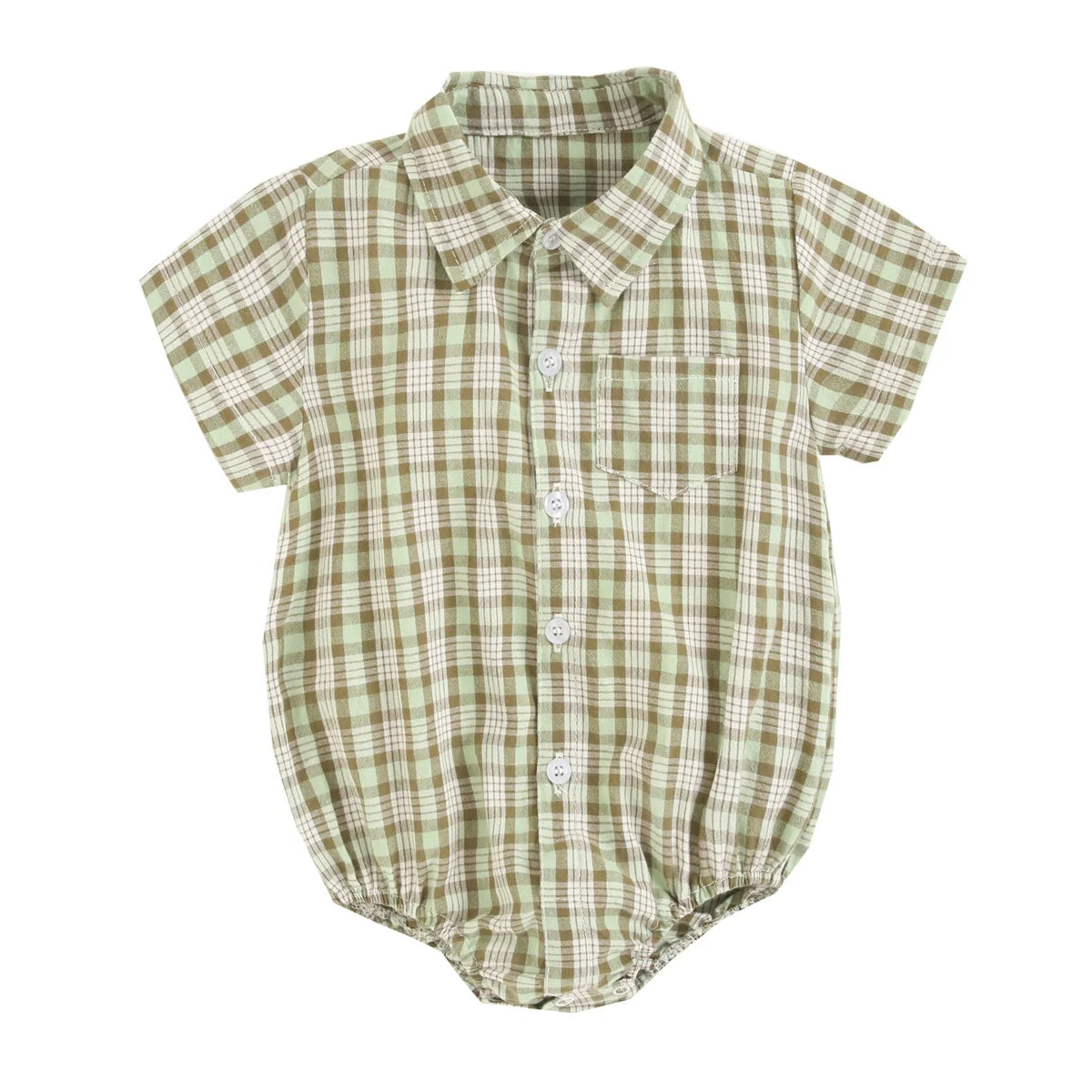 Bambino's Geruitte Romper