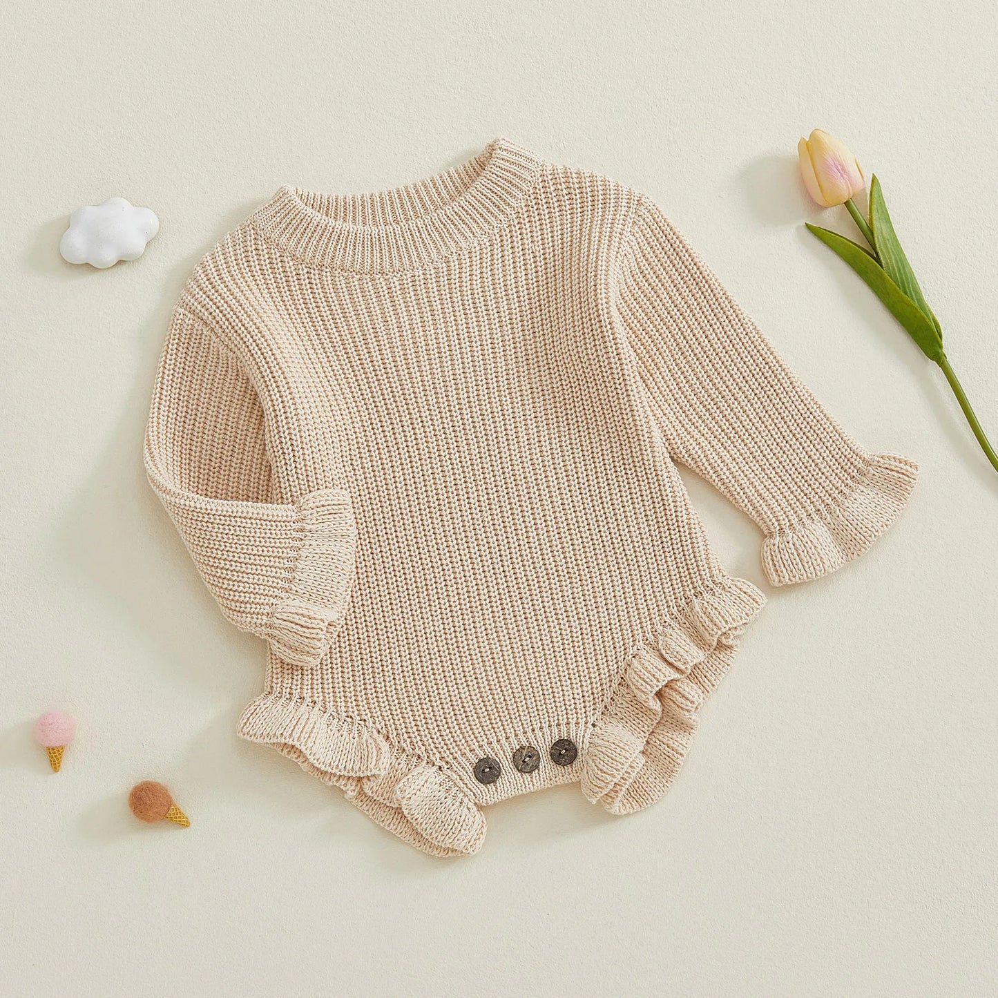 Bambino's Gebreide Romper