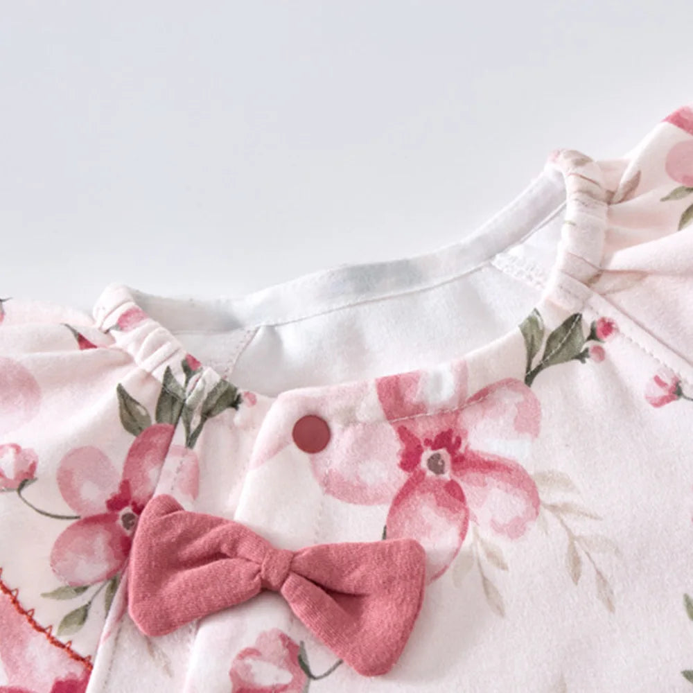 Bambino's Schattige Bloemen Romper