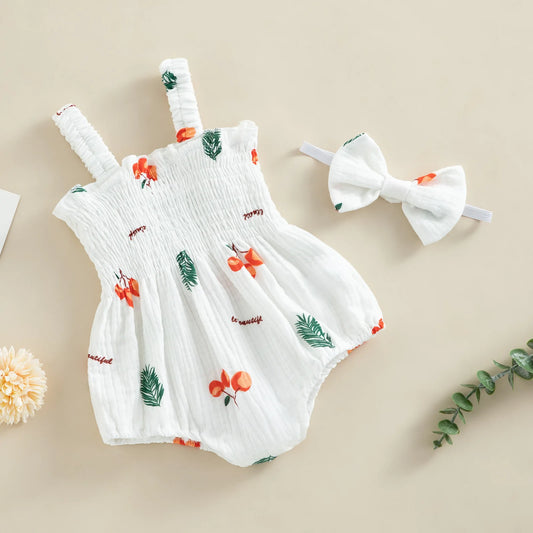Bambino's Romper En Strik Set
