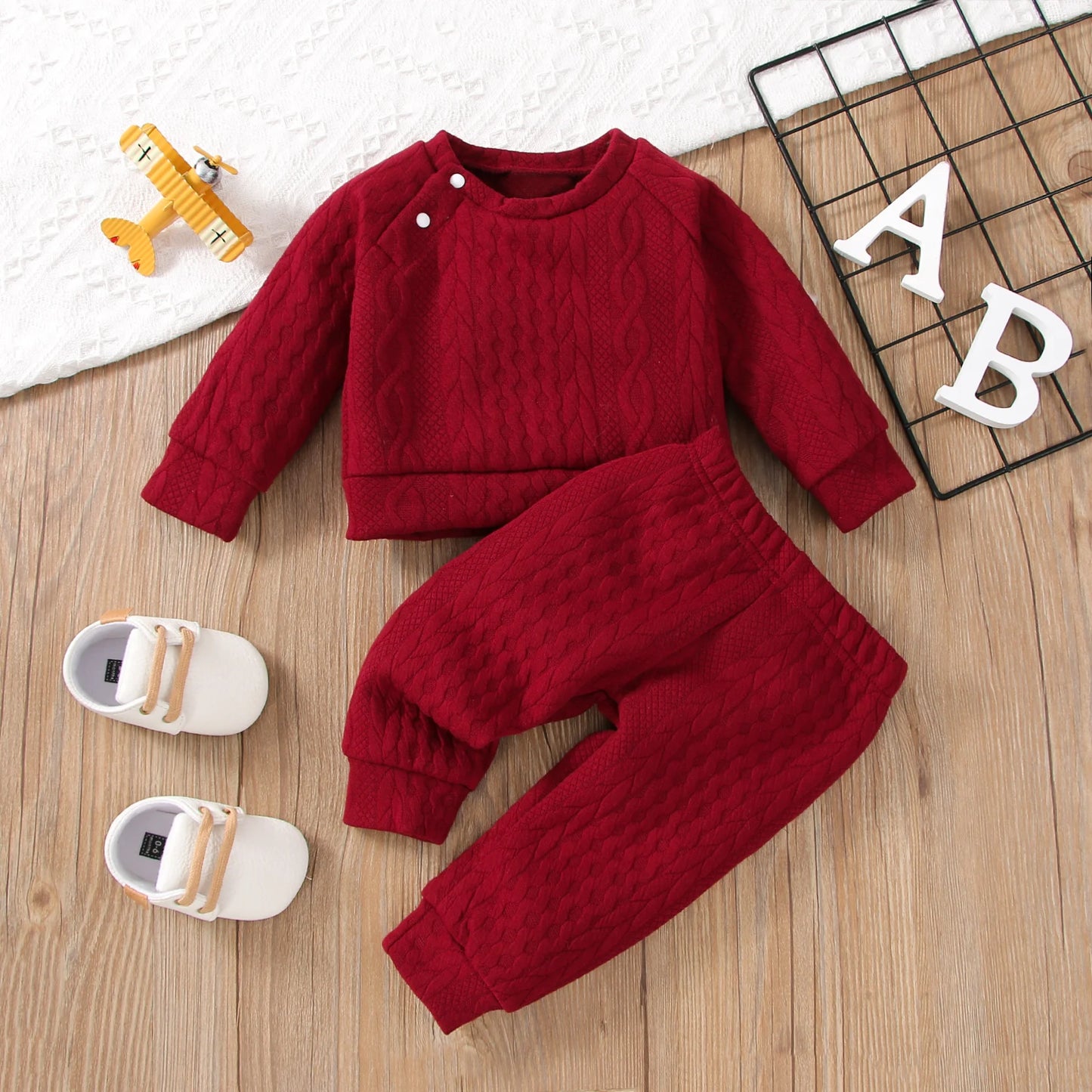 Bambino's Gebreide Set
