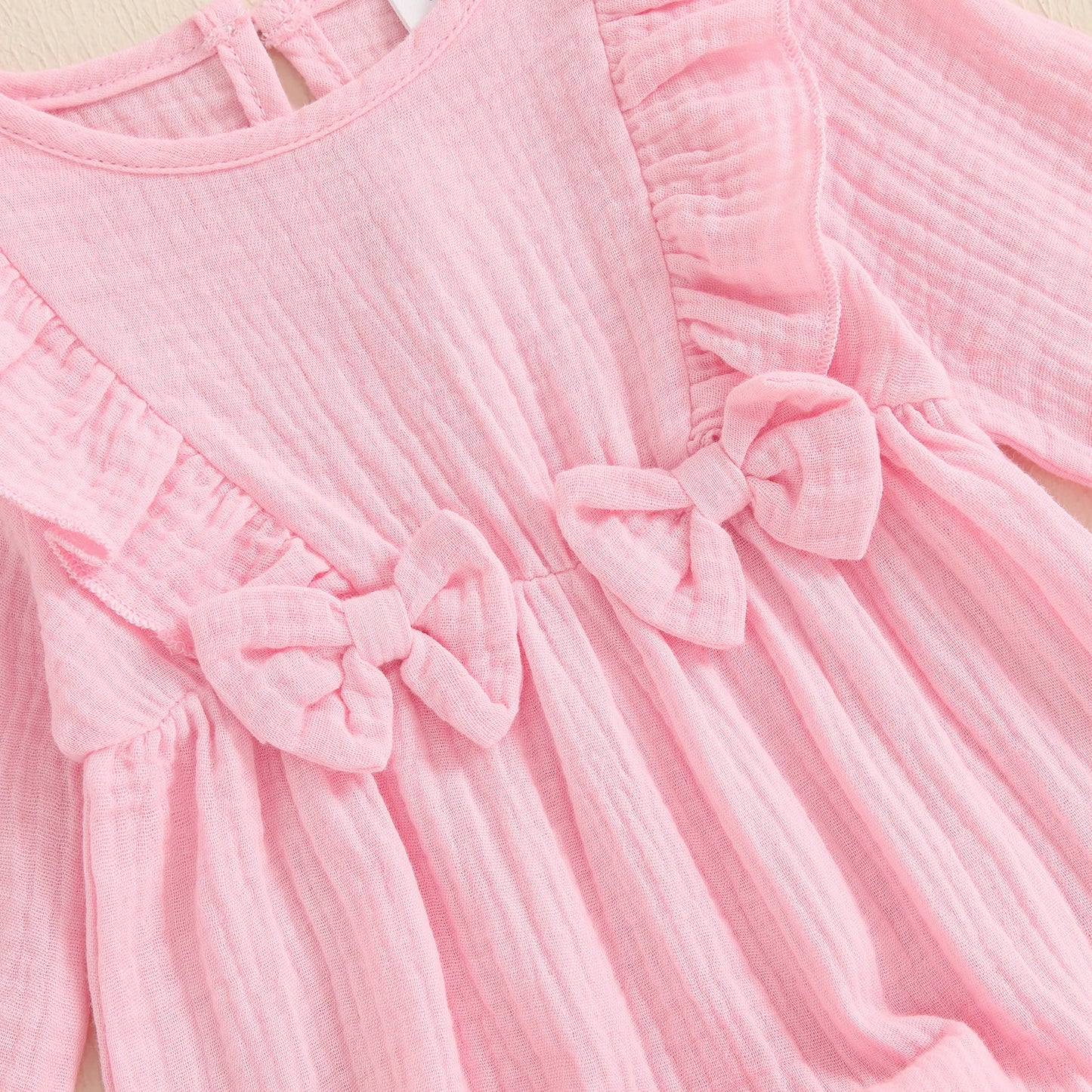 Bambino's Kleurrijke Romper En Strik Set