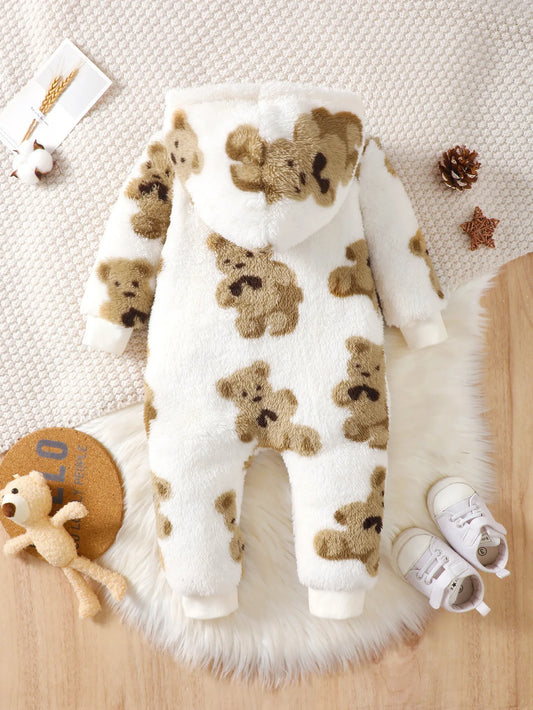Bambino's Pluizige Teddybeer Onesie