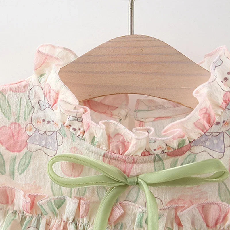 Bambino's Bloemetjes Jurk