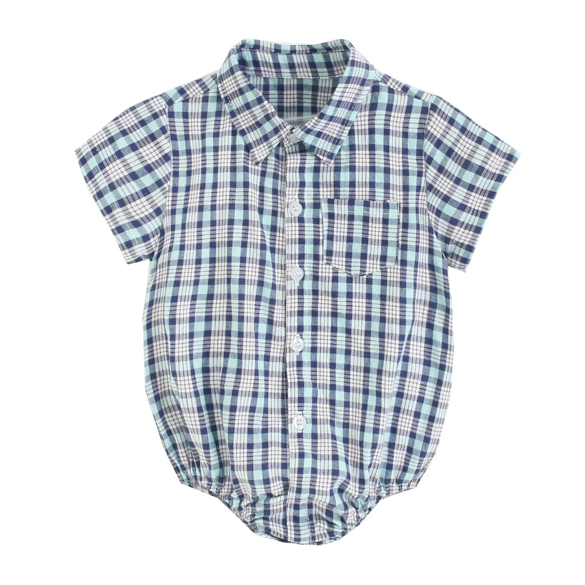 Bambino's Geruitte Romper