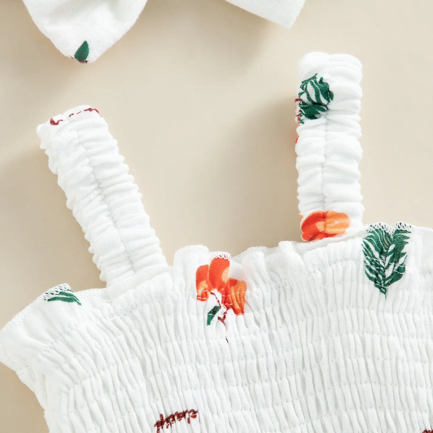 Bambino's Romper En Strik Set