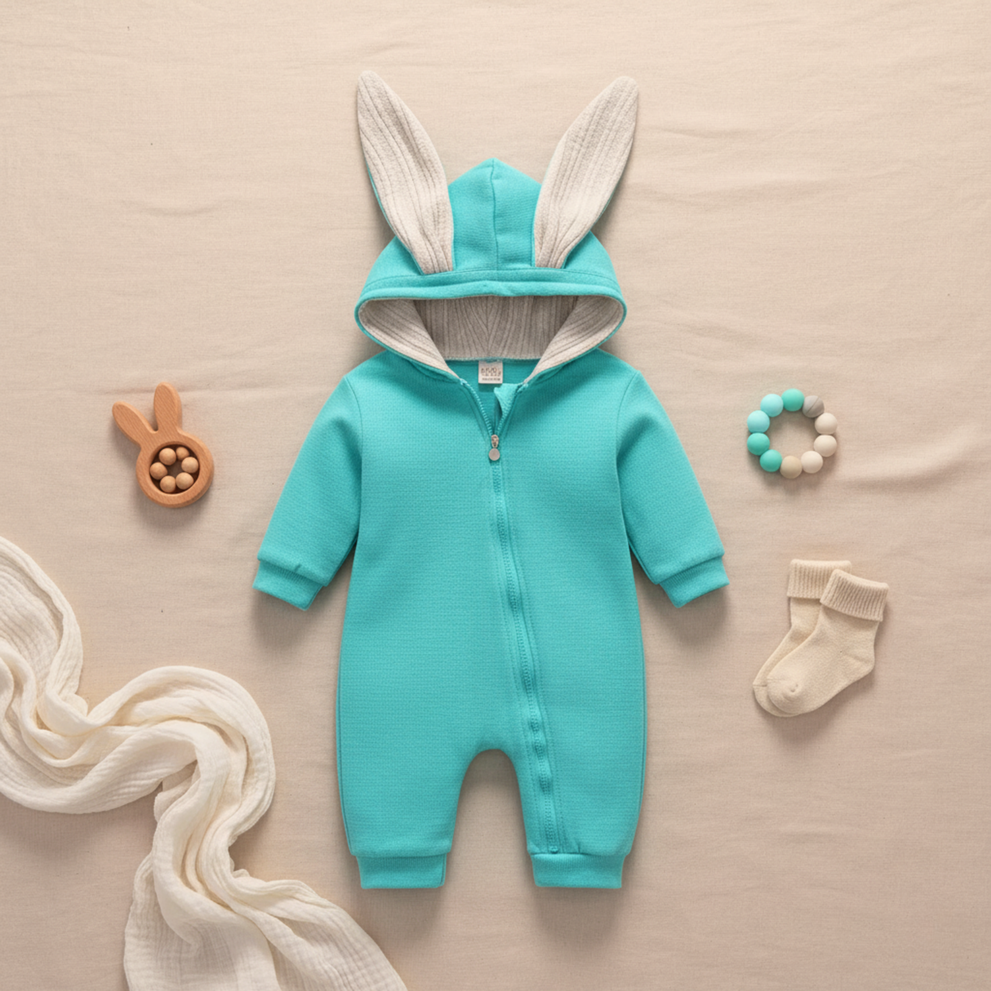 Bambino's Konijnenoren Onesie
