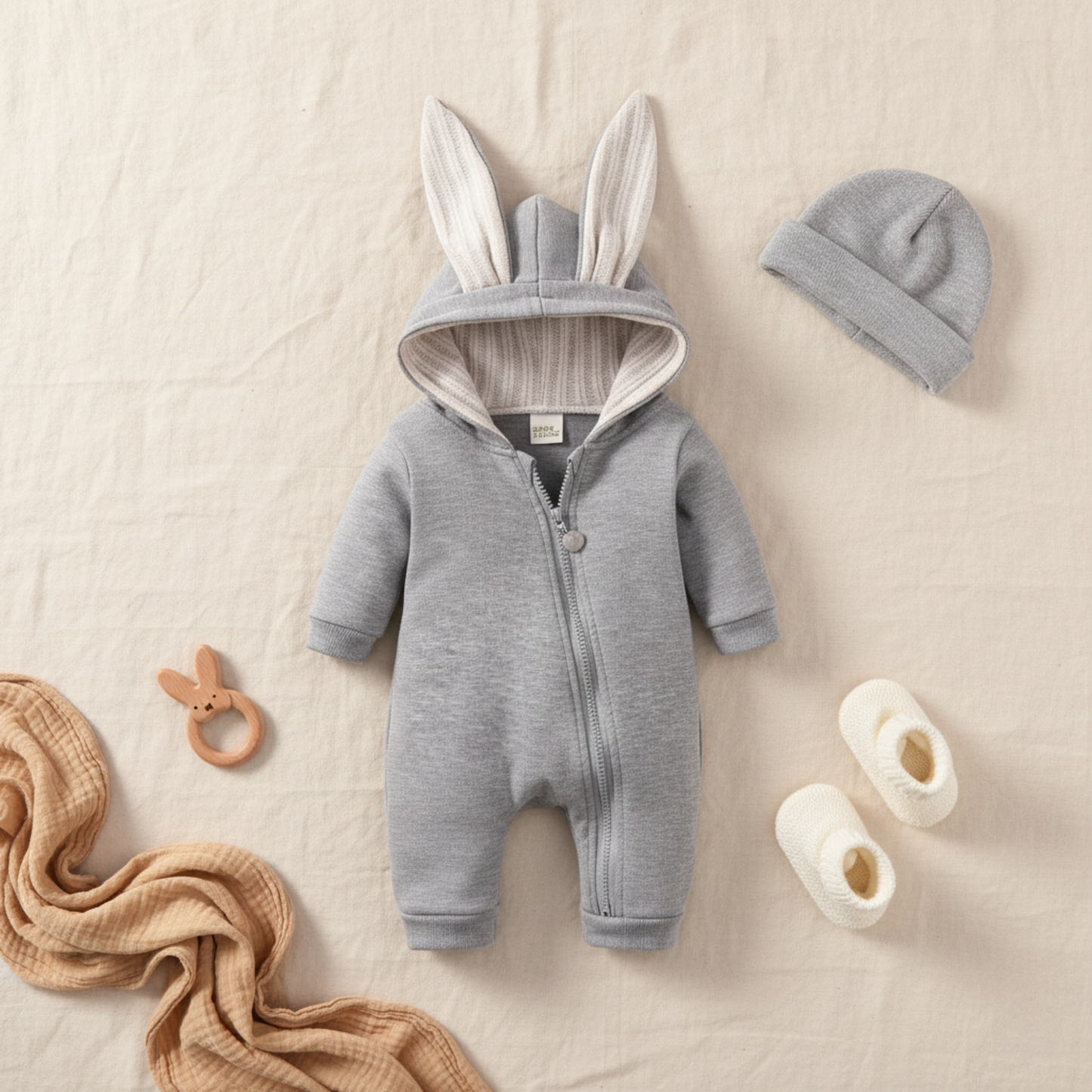 Bambino's Konijnenoren Onesie