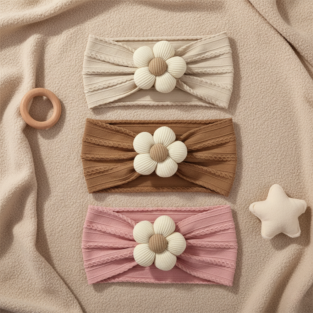 Bambino's Bloemen Haarband