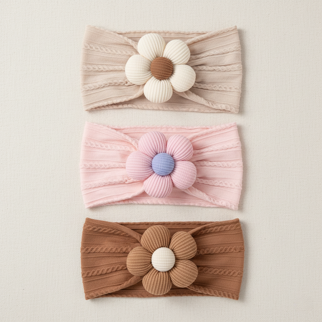 Bambino's Bloemen Haarband