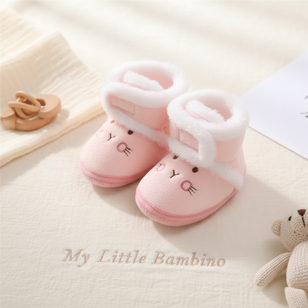 Bambino’s Pluche Winter Slofjes
