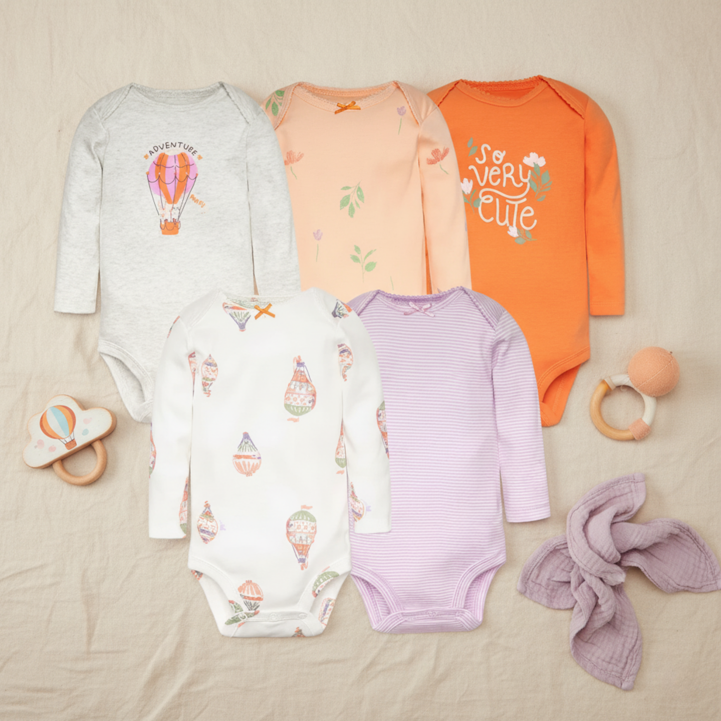 Bambino's Schattige Rompersets