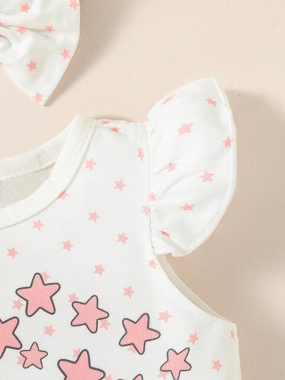 Bambino's Romper En Strik Set