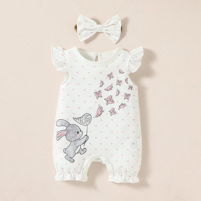 Bambino's Romper En Strik Set