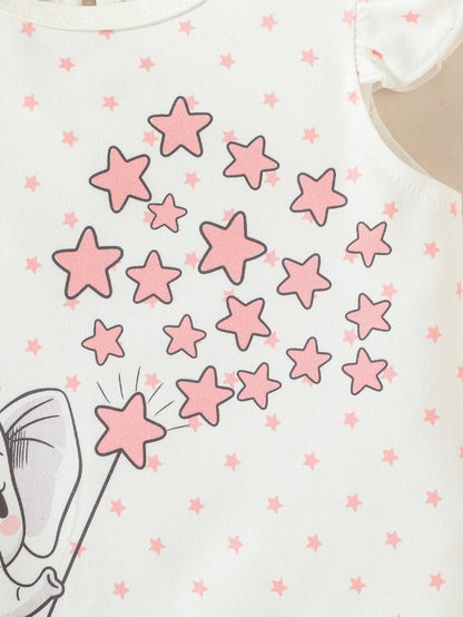 Bambino's Romper En Strik Set