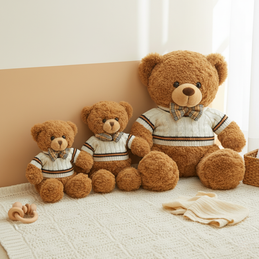 Bambino's Witte Trui Teddybeer