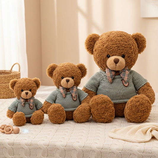 Bambino's Grijze Trui Teddybeer