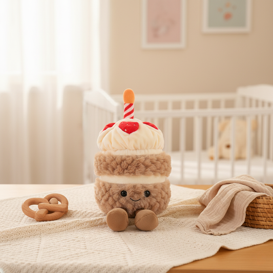 Bambino's Kleine Khaki Taart Knuffel