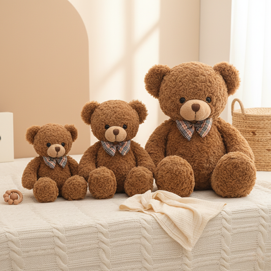 Bambino's Teddybeer Geruite Strik
