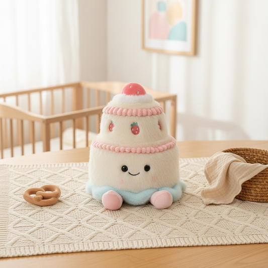 Bambino's Roze Taart Knuffel