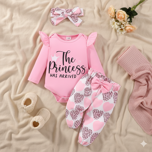 Bambino's Prinses Ribbon Bow Set