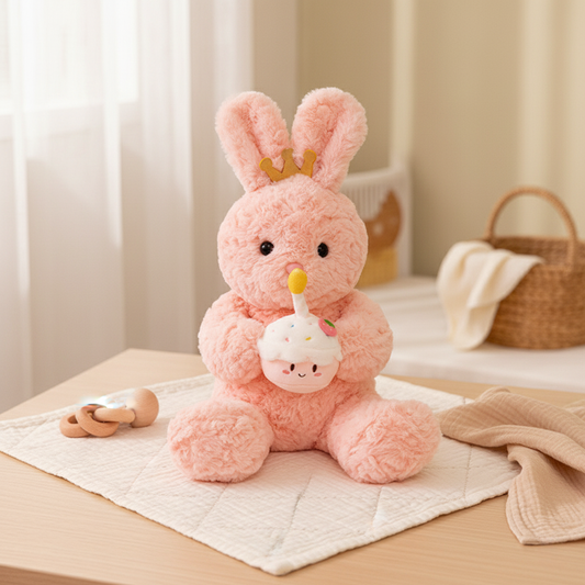 Bambino's Roze Konijntje Knuffel