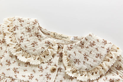 Bambino's Vintage Romper En Hoed Set
