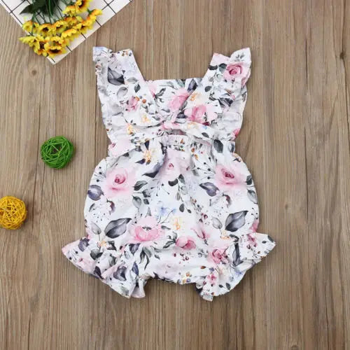 Bambino's Bloemenprint Romper