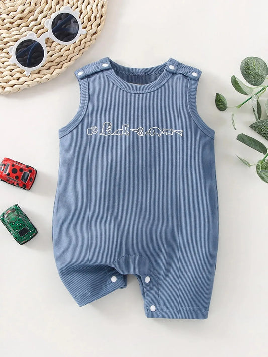 Bambino's Blauwe Romper