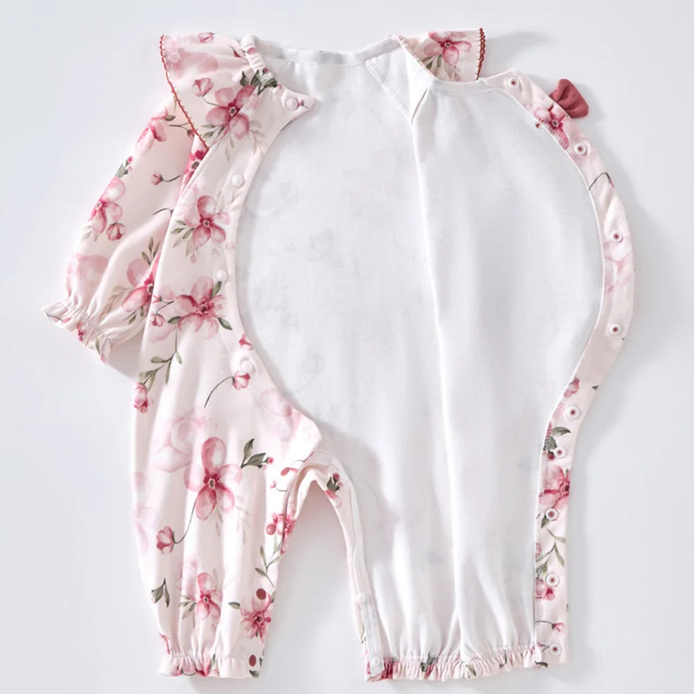 Bambino's Schattige Bloemen Romper