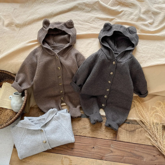 Bambino's Gebreide Knopen Onesie